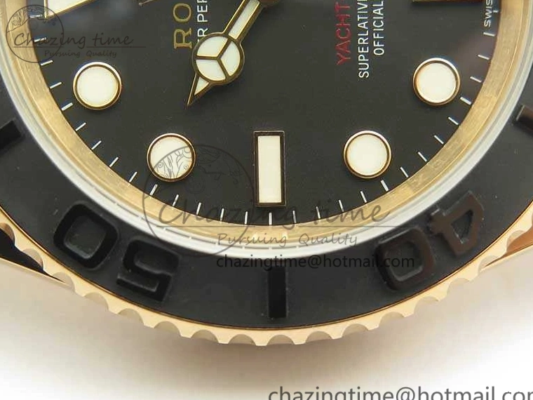 ARF Rubber Yacht-Master 116655 Ceramic 1:1 SH3135 On Edition Bezel Strap Oysterflex Best 0520